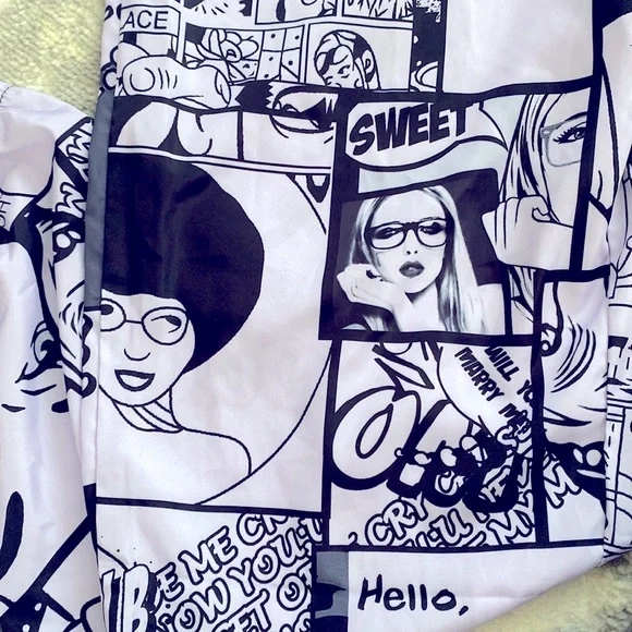 SHEIN parachute pants & FREE scrunchies - Picture 5 of 6